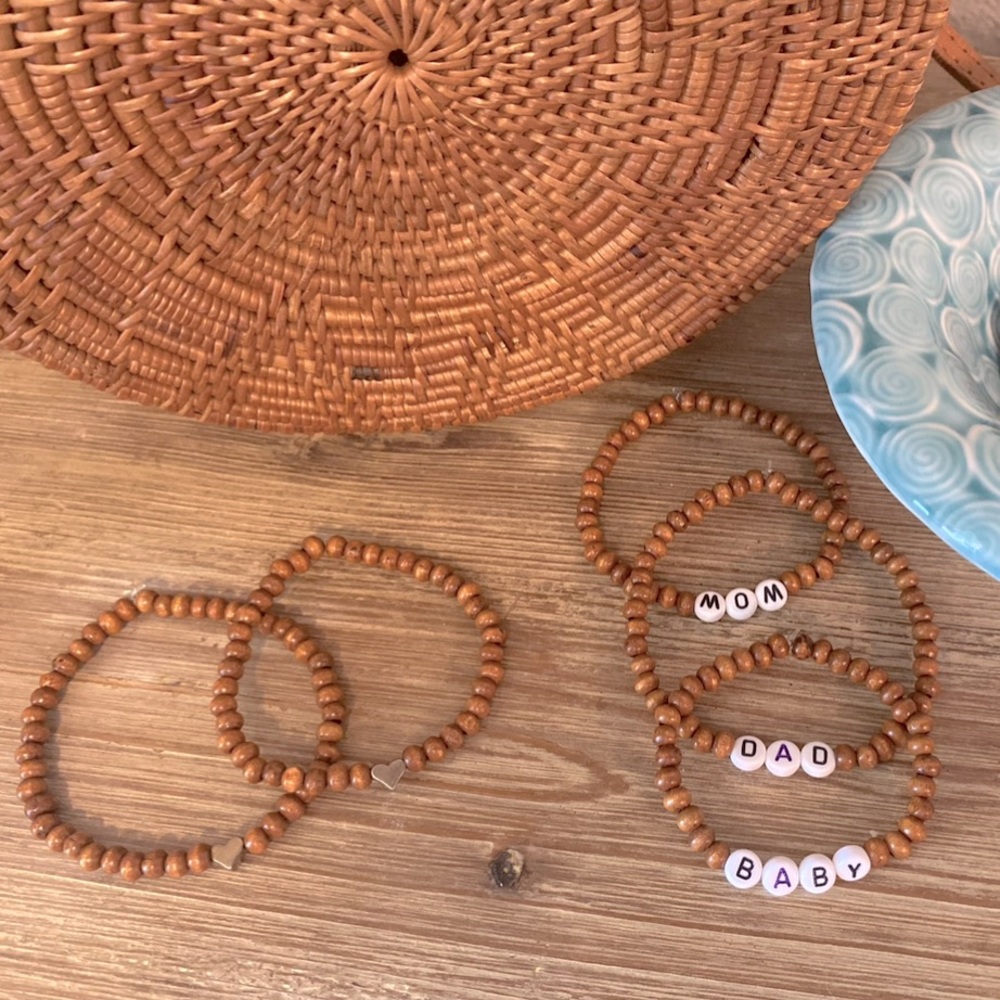Hand made wooden bracelets